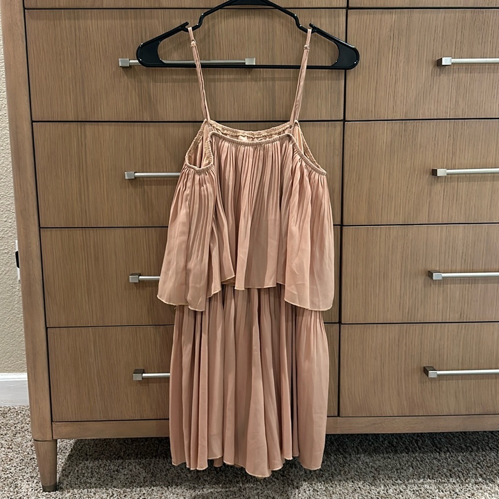 Romper, size medium, tan, worn once